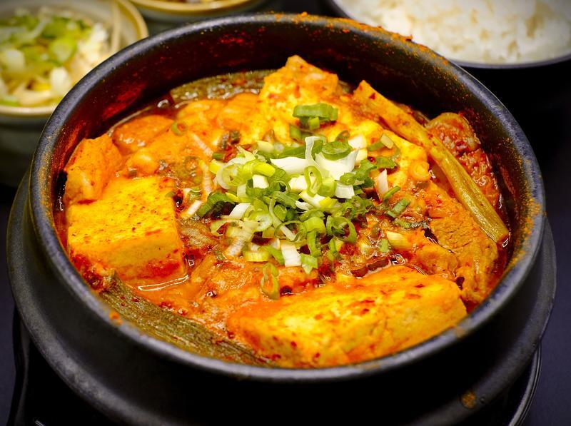 Pork & Kimchi Jjigae (Stew) 